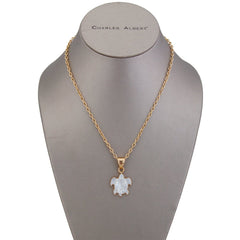 Alchemia Mother of Pearl Sea Turtle Pendant (Large)