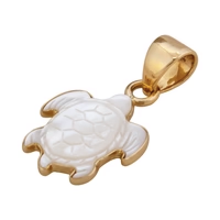 Alchemia Mother of Pearl Sea Turtle Pendant (Large)