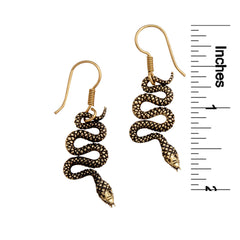 Alchemia Snake Drop Earrings