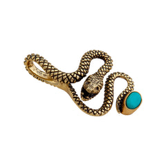 Alchemia Turquoise Snake Pendant
