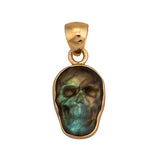 ALCHEMIA LABRADORITE SKULL PENDANT - SMALL