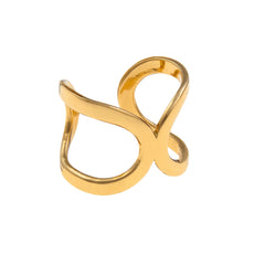 Alchemia Infinity Mid-Finger Adjustable Cuff Ring - Endless Grace