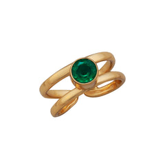 Alchemia Lab Emerald Cuff Ring