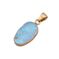 Alchemia Luminite Sugar Skull Pendant - Small