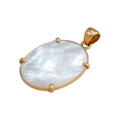 Alchemia Mother of Pearl Prong Set Pendant