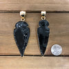 Alchemia Obsidian Arrowhead Pendant