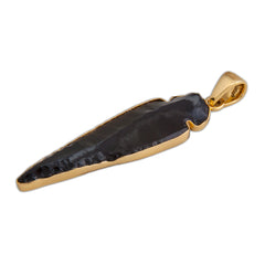 Alchemia Obsidian Arrowhead Pendant