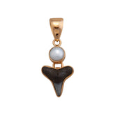 Alchemia Pearl & Shark Tooth Pendant - Sea Soul