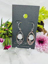 Sterling Silver Rainbow Moonstone Drop Earrings - Surfs Up
