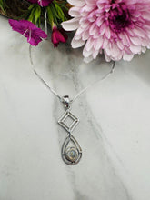 Sterling Silver Rainbow Moonstone Pendant - Timeless