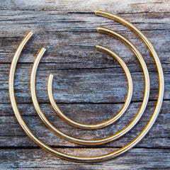 ALCHEMIA HIGH POLISH HOOP EARRINGS