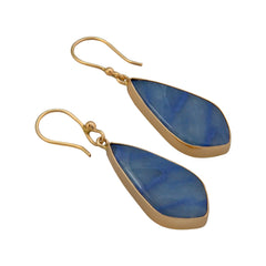 ALCHEMIA FREEFORM BLUE AVENTURINE EARRINGS