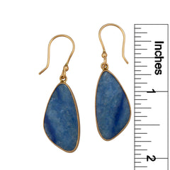 ALCHEMIA FREEFORM BLUE AVENTURINE EARRINGS