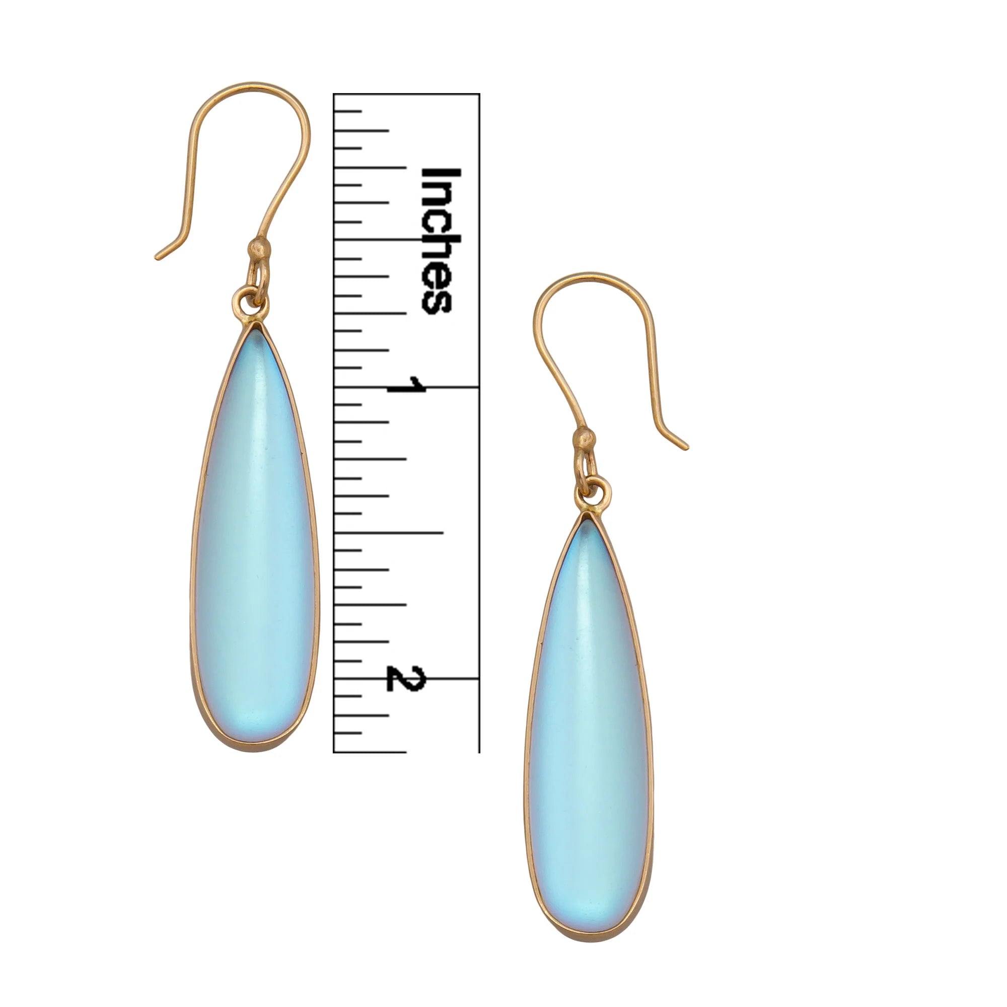 ALCHEMIA LUMINITE TEARDROP EARRINGS