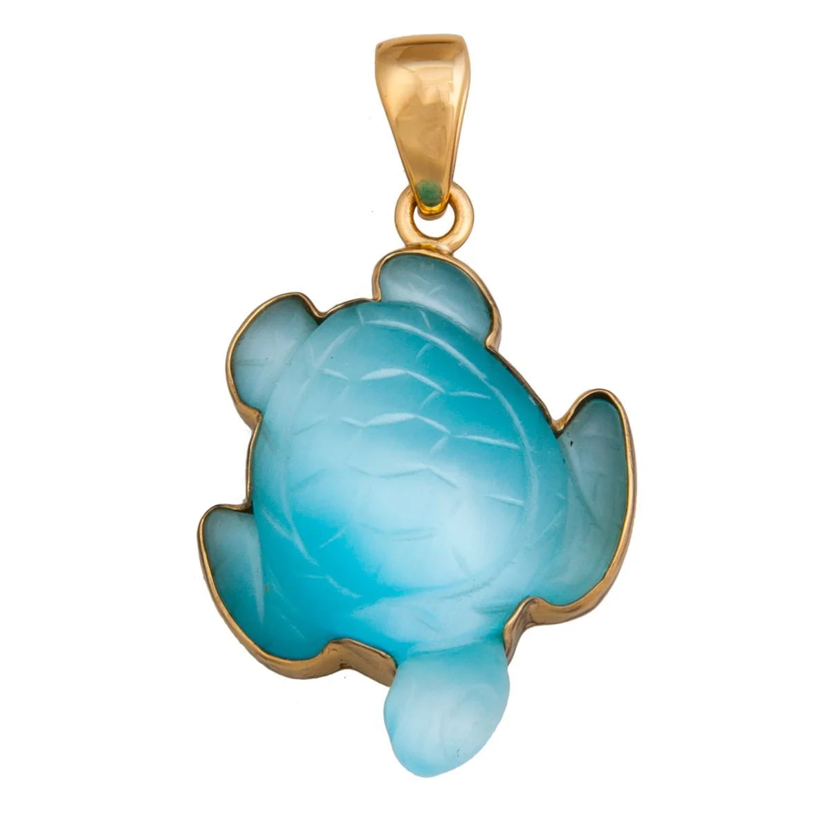 Alchemia Fiber Optic Cable Turtle Pendant
