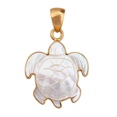 Alchemia Mother of Pearl Sea Turtle Pendant (Small)