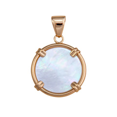 Alchemia Mother of Pearl Prong Pendant - Large