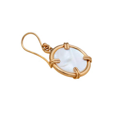 Alchemia Mother of Pearl Prong Set Drop Earrings