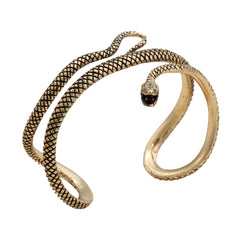 Alchemia Oxidized Snake Cuff