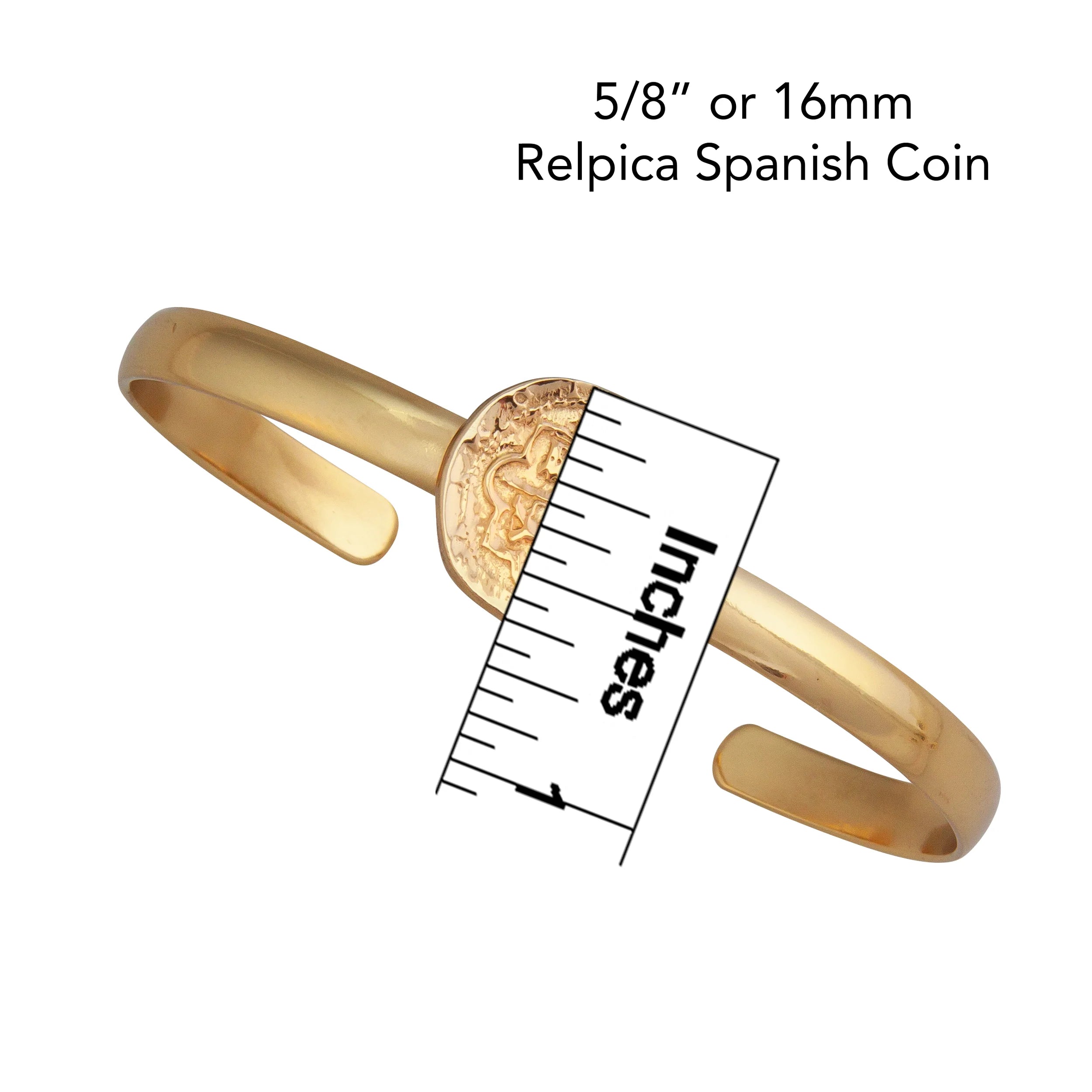 Alchemia Replica Spanish Coin Mini Cuff