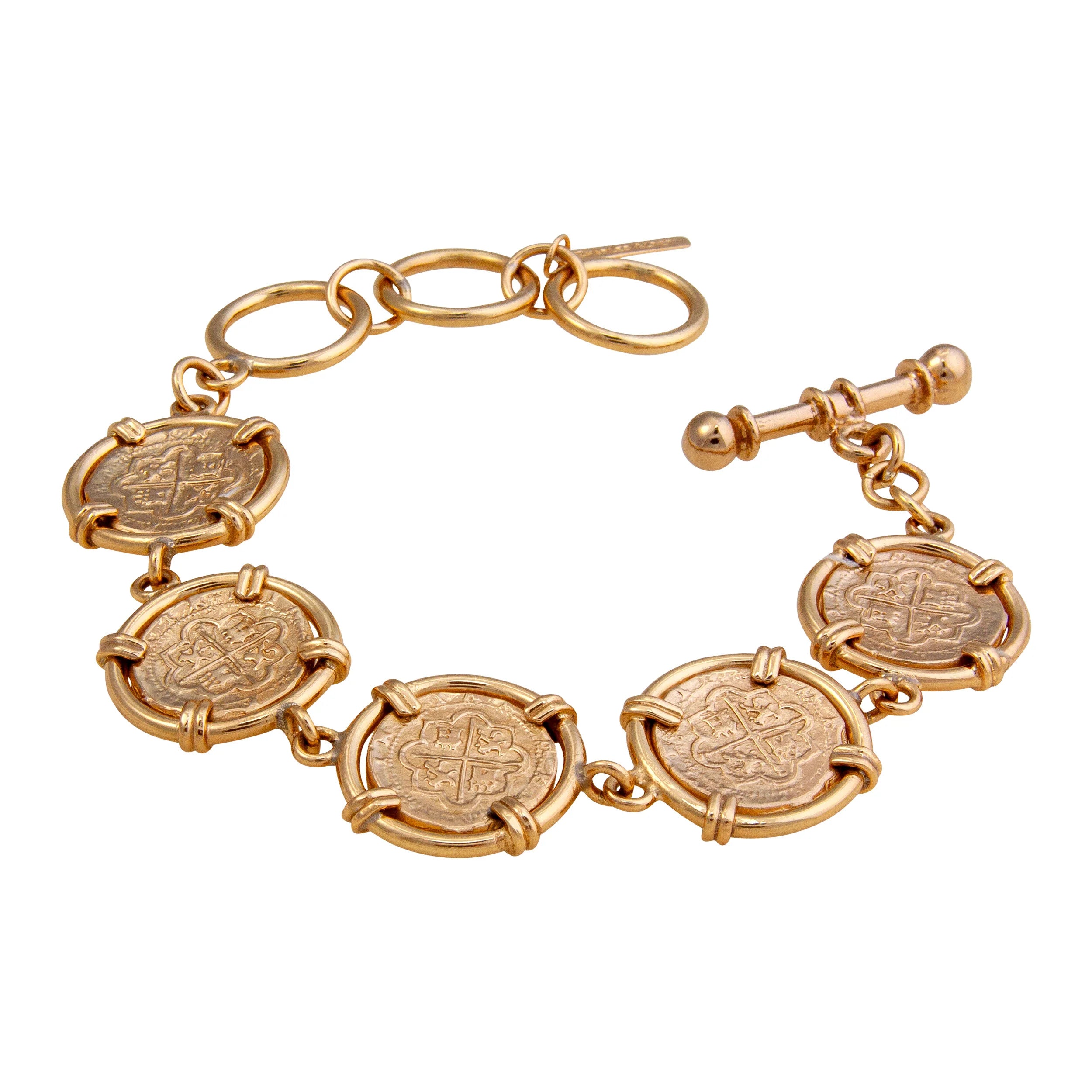 Alchemia Replica Spanish Coin Prong Bracelet
