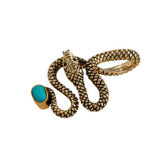 Alchemia Turquoise Snake Pendant