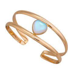 Alchemia Double Band Luminite Heart Cuff