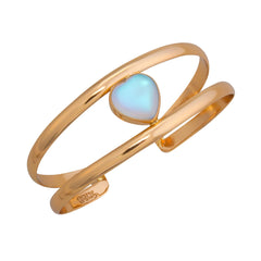 Alchemia Double Band Luminite Heart Cuff