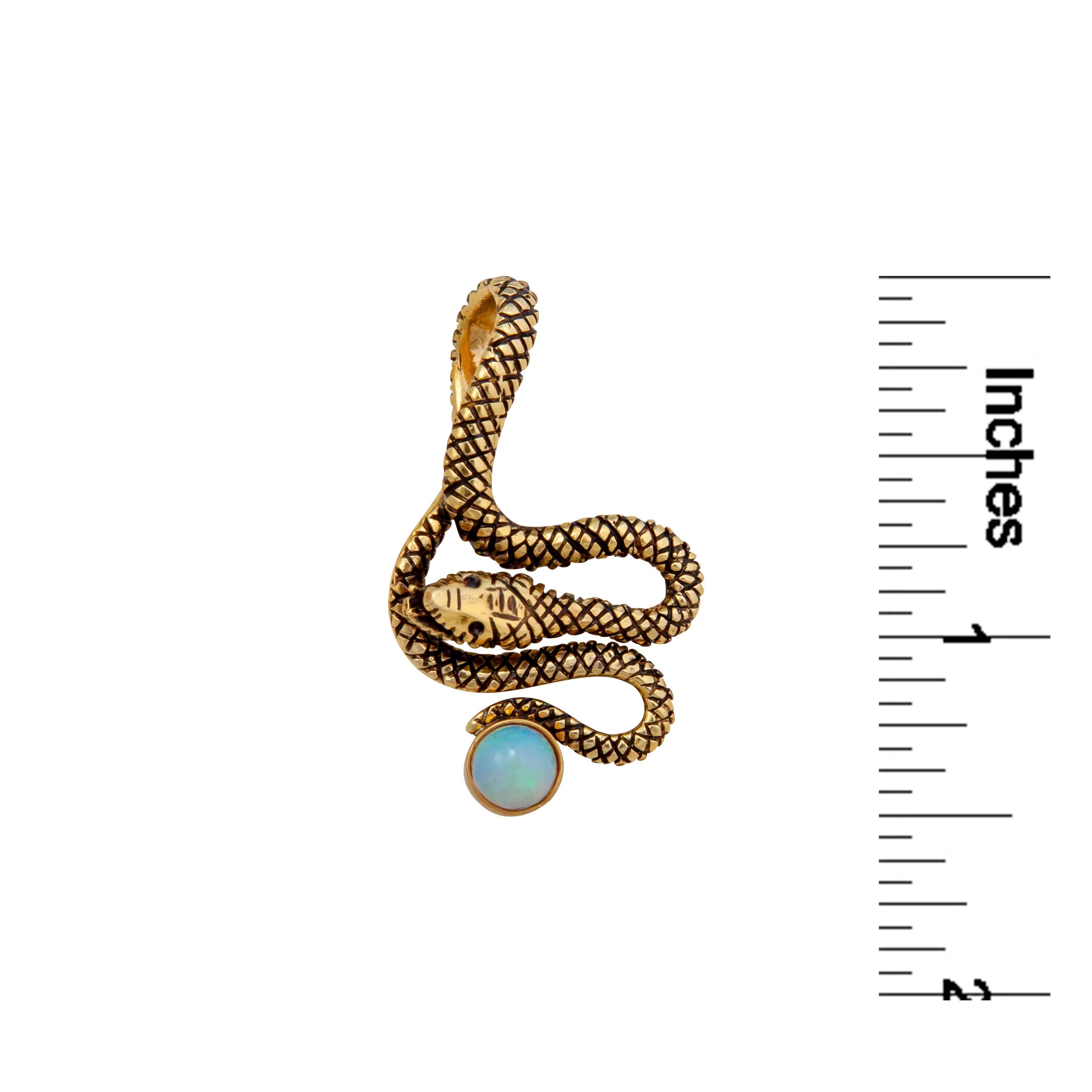 Alchemia Mercury Mist Snake Pendant
