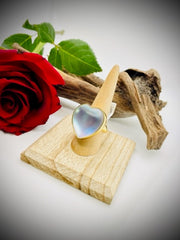 ALCHEMIA LUMINITE HEART ADJUSTABLE RING