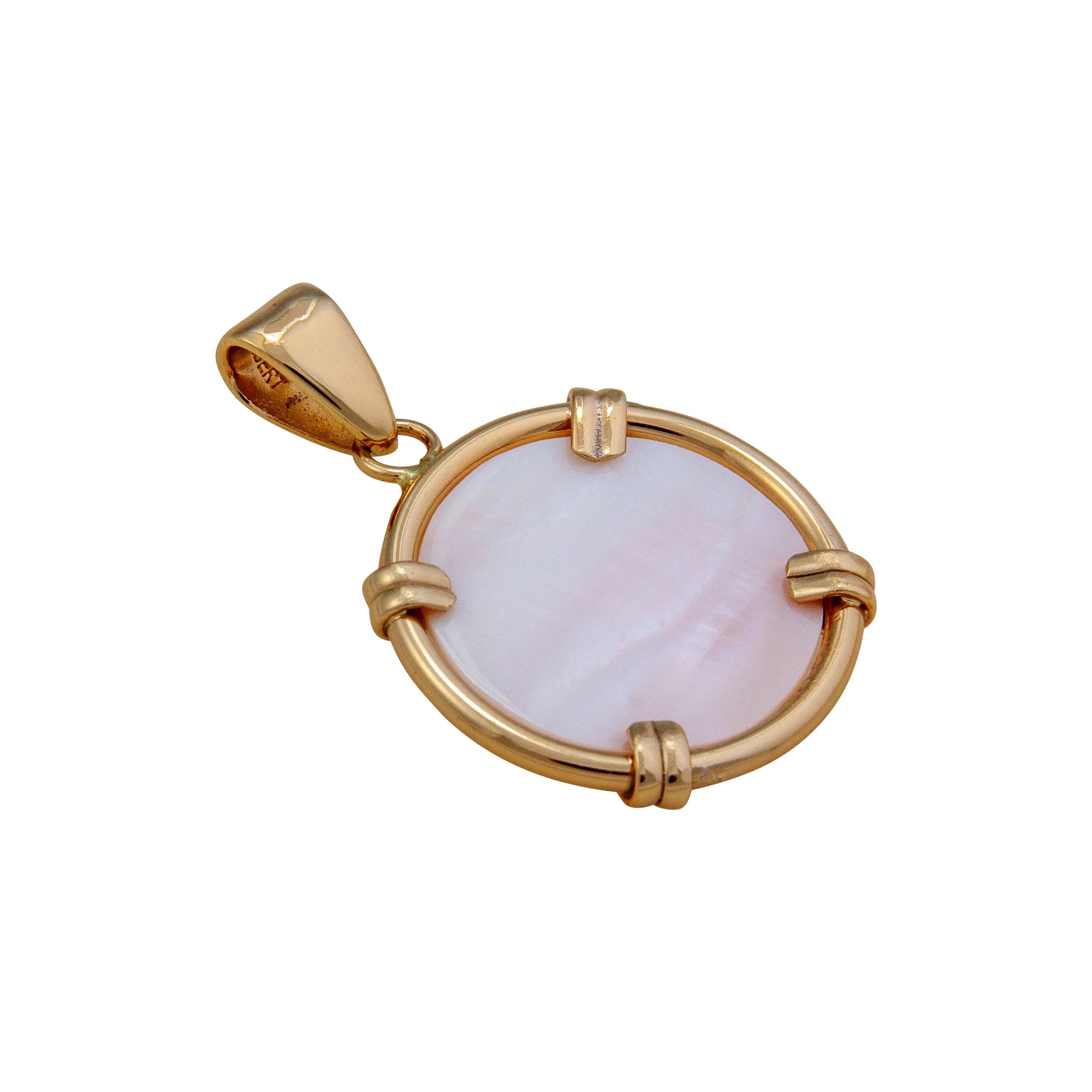 Alchemia Mother of Pearl Prong Set Pendant