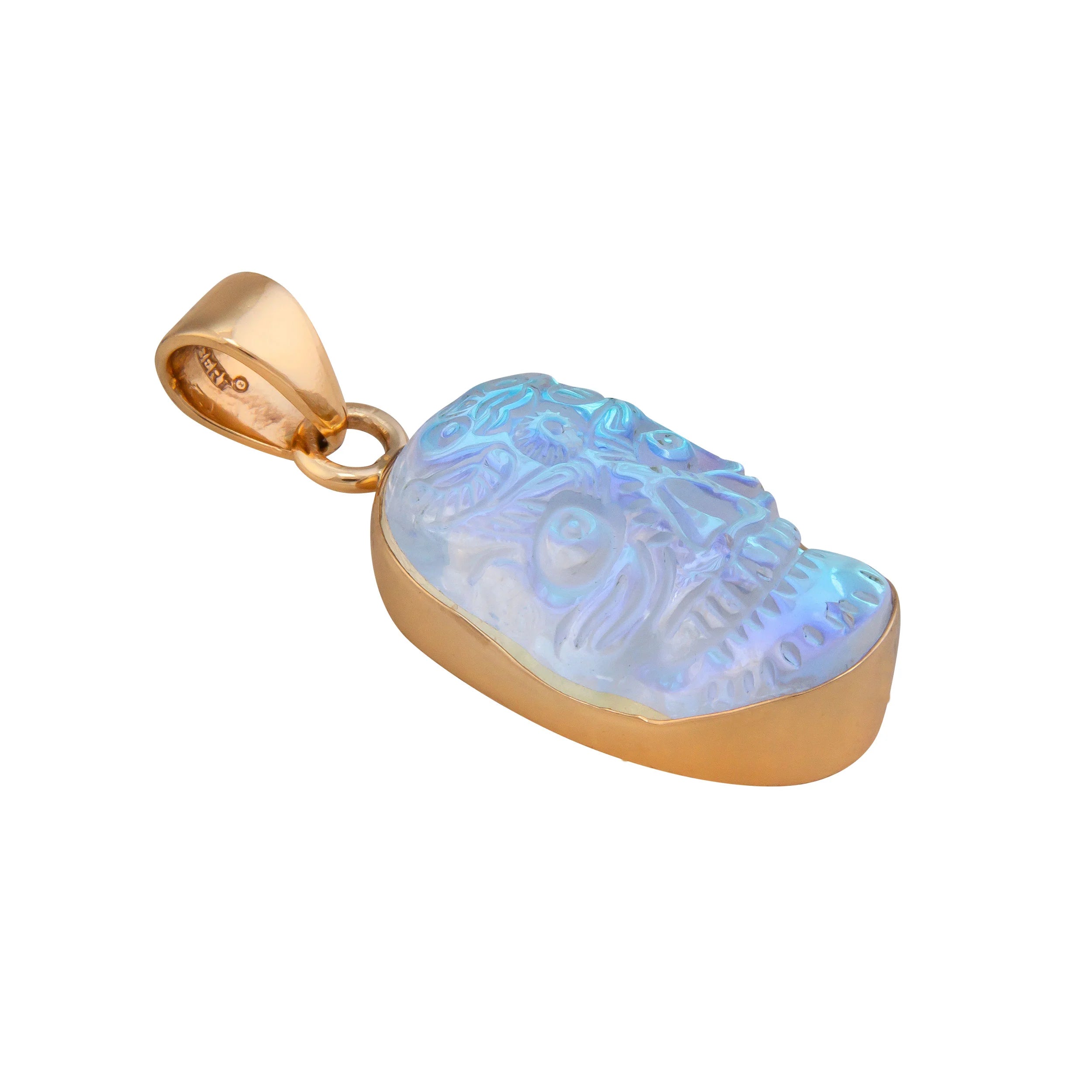 Alchemia Luminite Sugar Skull Pendant - Small