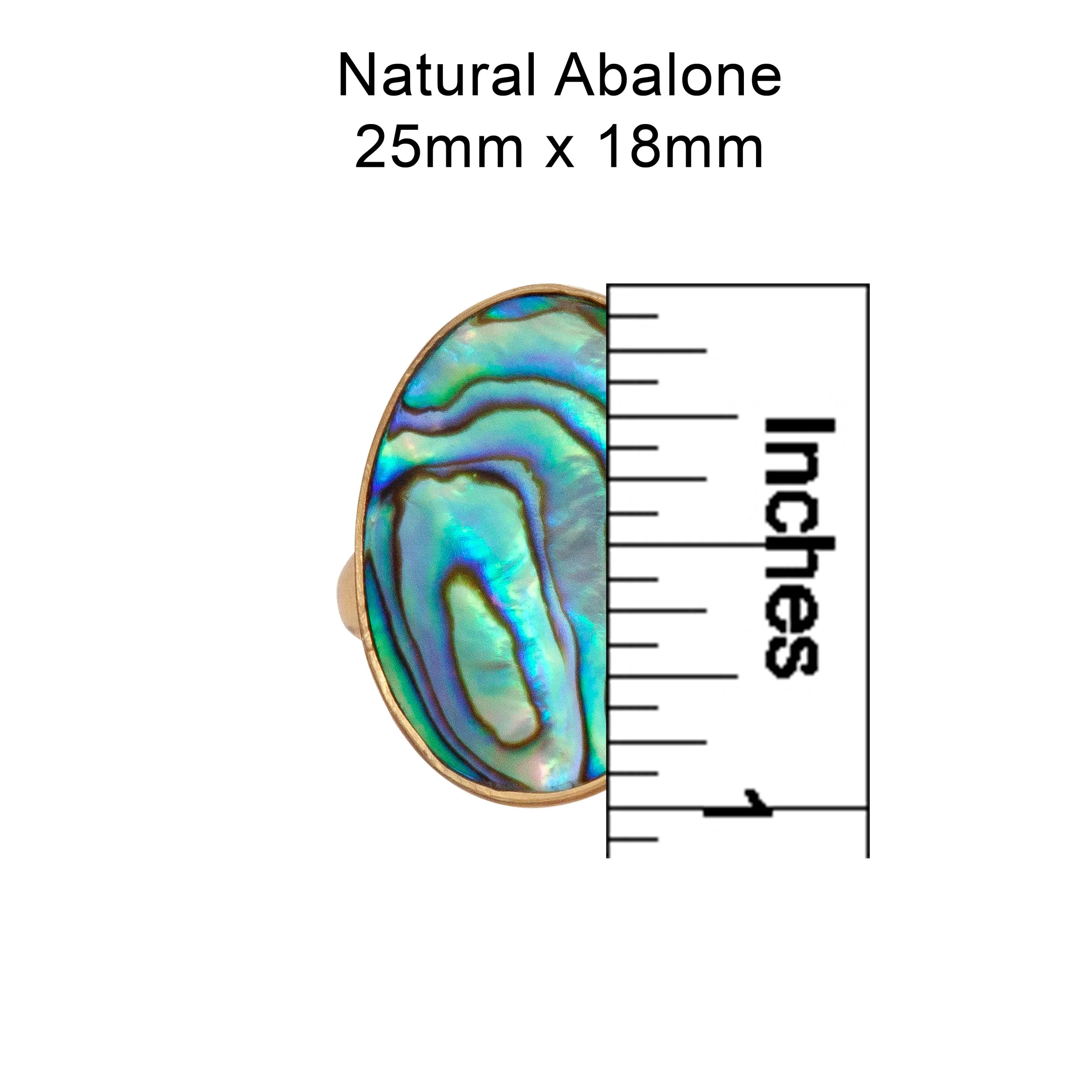 Alchemia Natural Abalone Adjustable Ring
