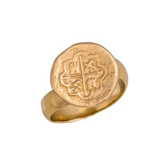 Alchemia Replica Spanish Coin Adjustable Ring