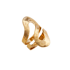 Alchemia Serpentine Hammered Adjustable Ring