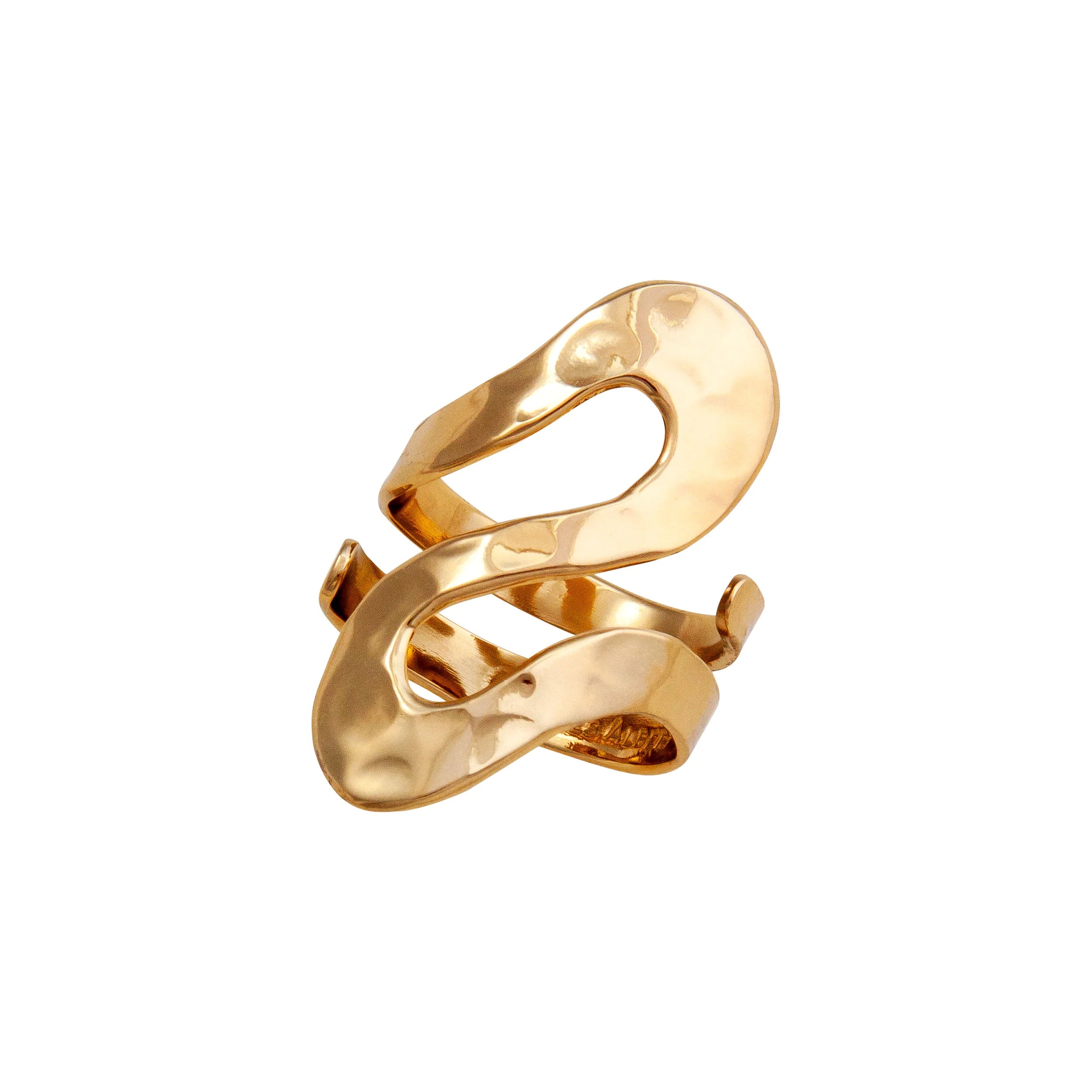 Alchemia Serpentine Hammered Adjustable Ring