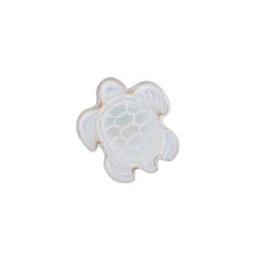 Sterling Silver Mother of Pearl Sea Turtle Adjustable Ring
