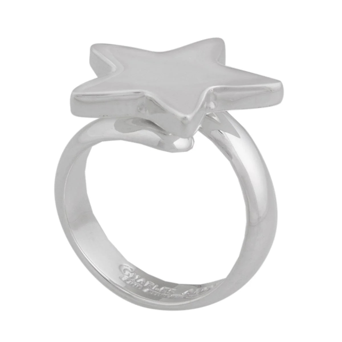 Sterling Silver Star Adjustable Ring