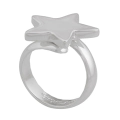 Sterling Silver Star Adjustable Ring