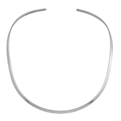 SILVER PLATED OPEN ROUND NECKWIRE