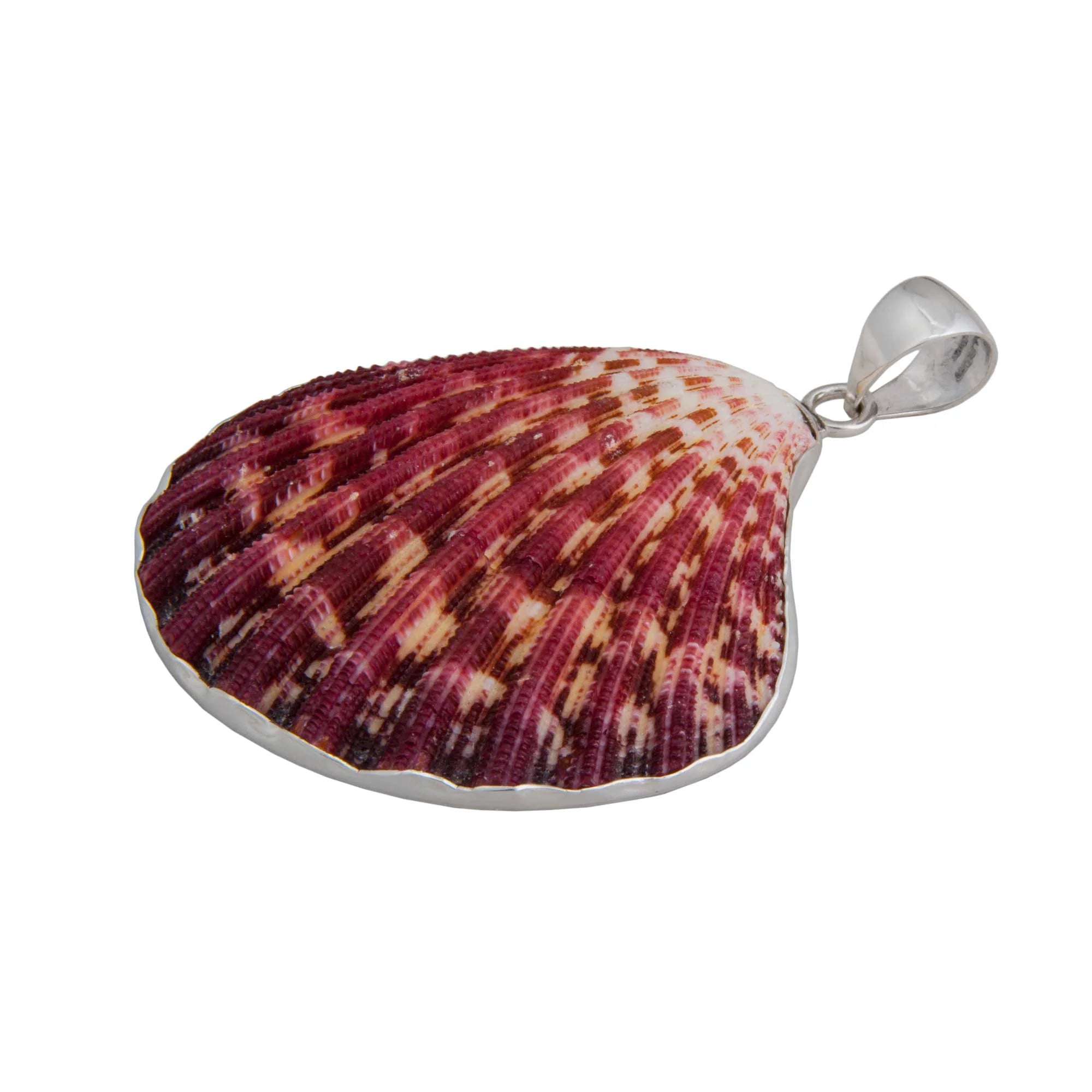 STERLING SILVER PECTIN SHELL PENDANT