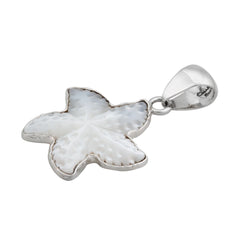 Sterling Silver Mother of Pearl Starfish Pendant