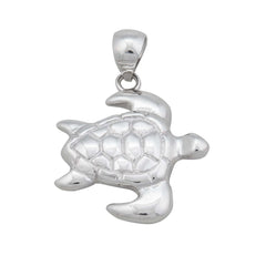 Sterling Silver Sea Turtle Pendant
