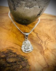 STERLING SILVER BUDDHA PENDANT