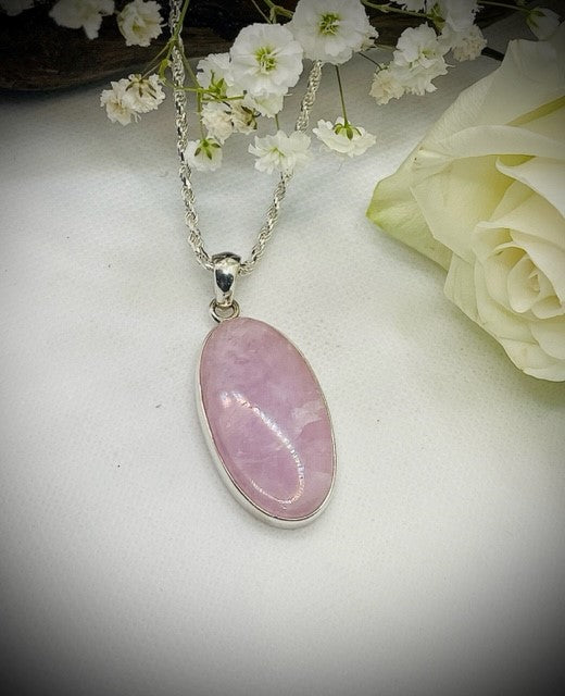 Sterling Silver Kunzite Pendant