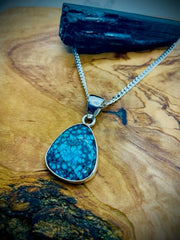 Sterling Silver Turquoise Pendant - Small